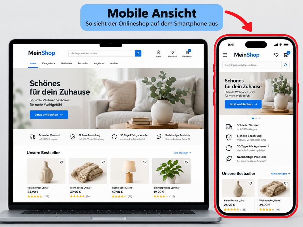 Mobile Ansicht