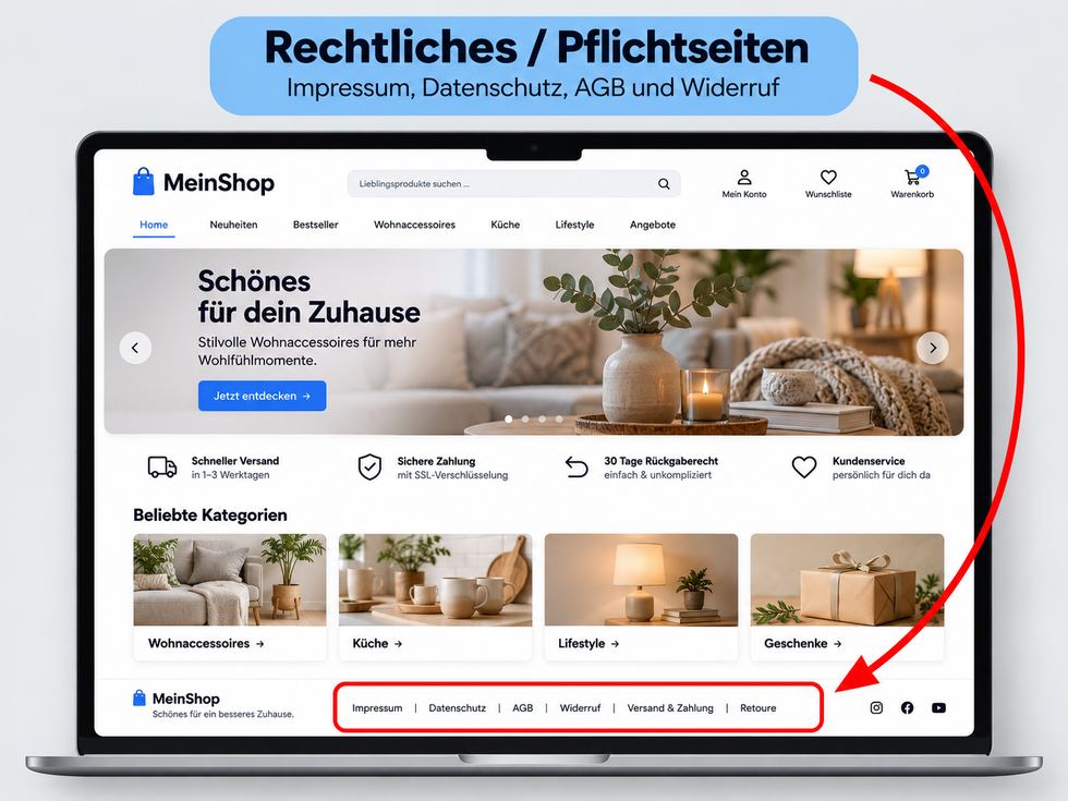 Rechtliches / Pflichtseiten